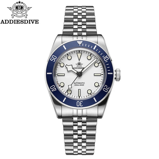 ADDIESDIVE New 39mm Watch Classic NH35 Automatic Mechanical Luxury Sapphire BGW9 Luminous Waterproof 200m Reloj AD2043